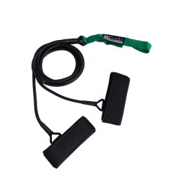 Elastique double avec chevillères - Résistance faible (vert)