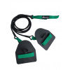 Elastique double avec paddles - Résistance légère (vert)