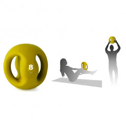 Medecine Ball 8 kg double poignée