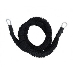 Elastique gainé 150 cm - résistance très élevée (noir)