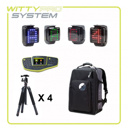 Kit 4 WittySem Pro avec chrono | Mtraining