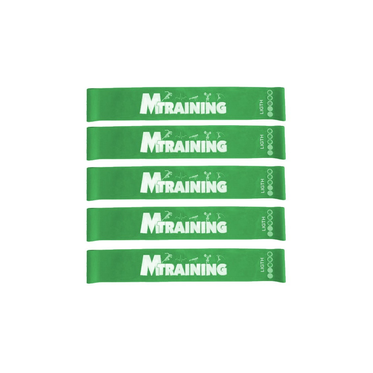 Lot de 5 bandes Miniloops - Résistance moyenne