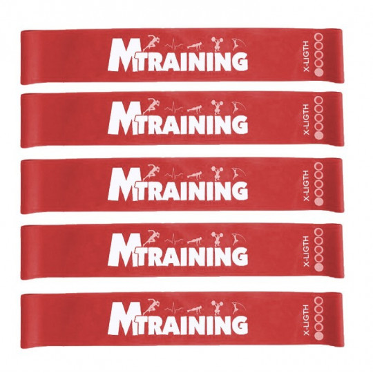 Lot de 5 bandes Miniloops - Résistance légère