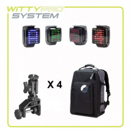Kit 4 WittySem Pro sans chrono avec clamps