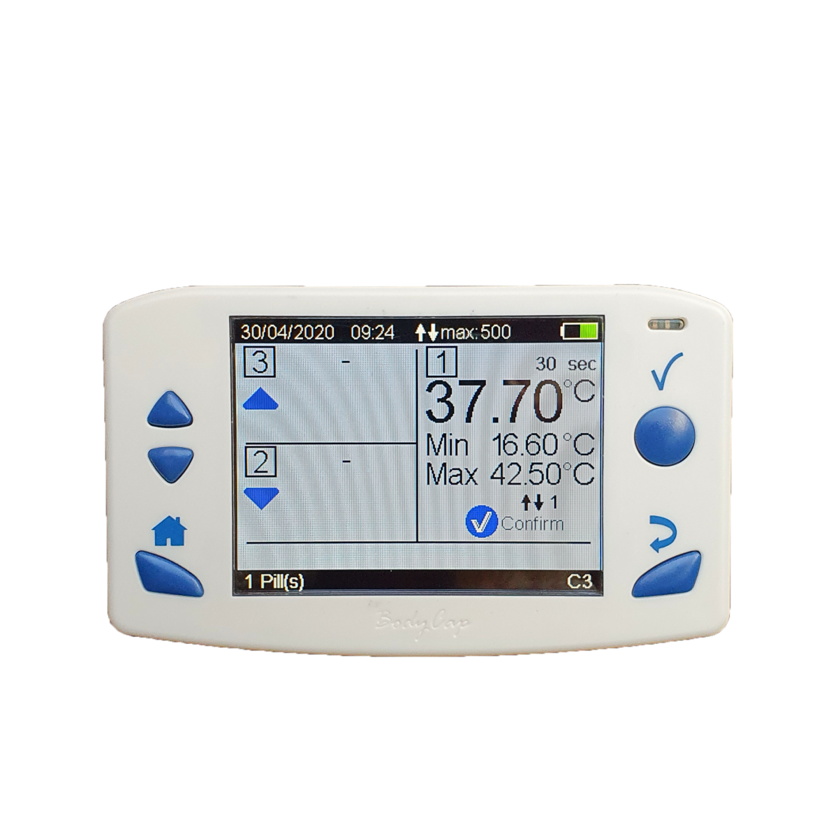 eViewer Performance BodyCap — moniteur eCelsius | Mtraining