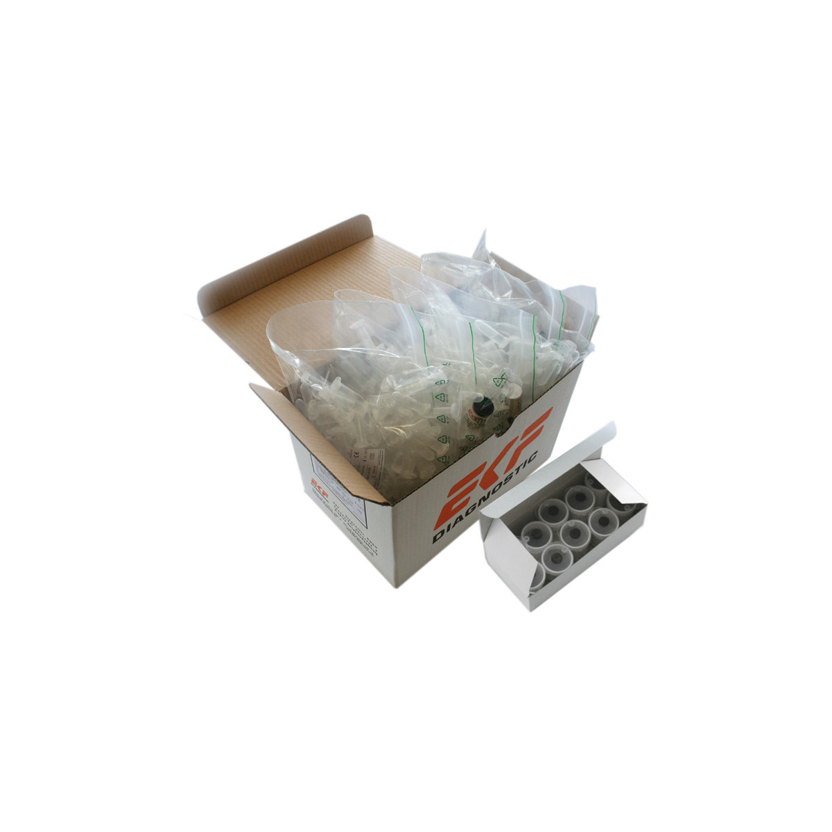 Pack 1000 cuvettes avec solution hémolysée et capillaires