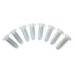 Sachet 200 cuvettes avec solution hémolysée et capillaires