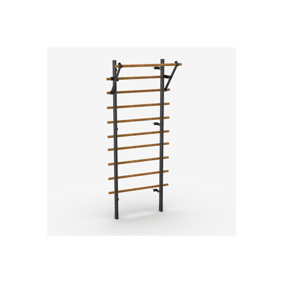 Espalier bois-métal + barre de traction - 200 cm