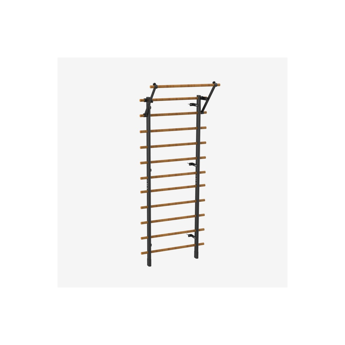 Espalier bois-métal + barre de traction - 240 cm
