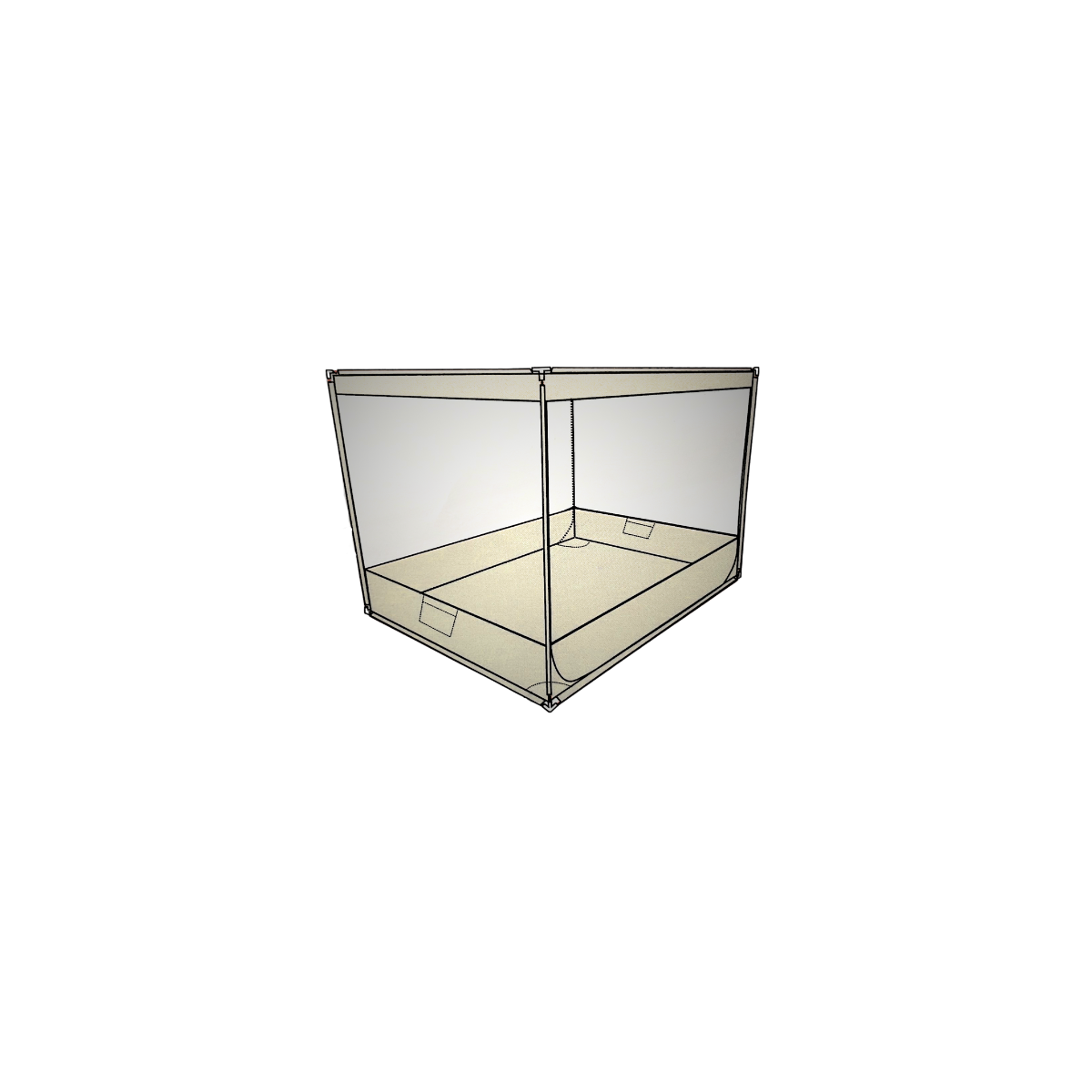 Tente Hypoxie de Lit 150x200x150cm - Sommeil Altitude | Mtraining