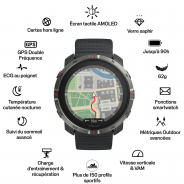 Polar Grit X2 - Montre outdoor compacte | Mtraining