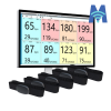 Pack 5 ceintures a Memoire Mooky HR5 avec logiciel Mook | Mtraining