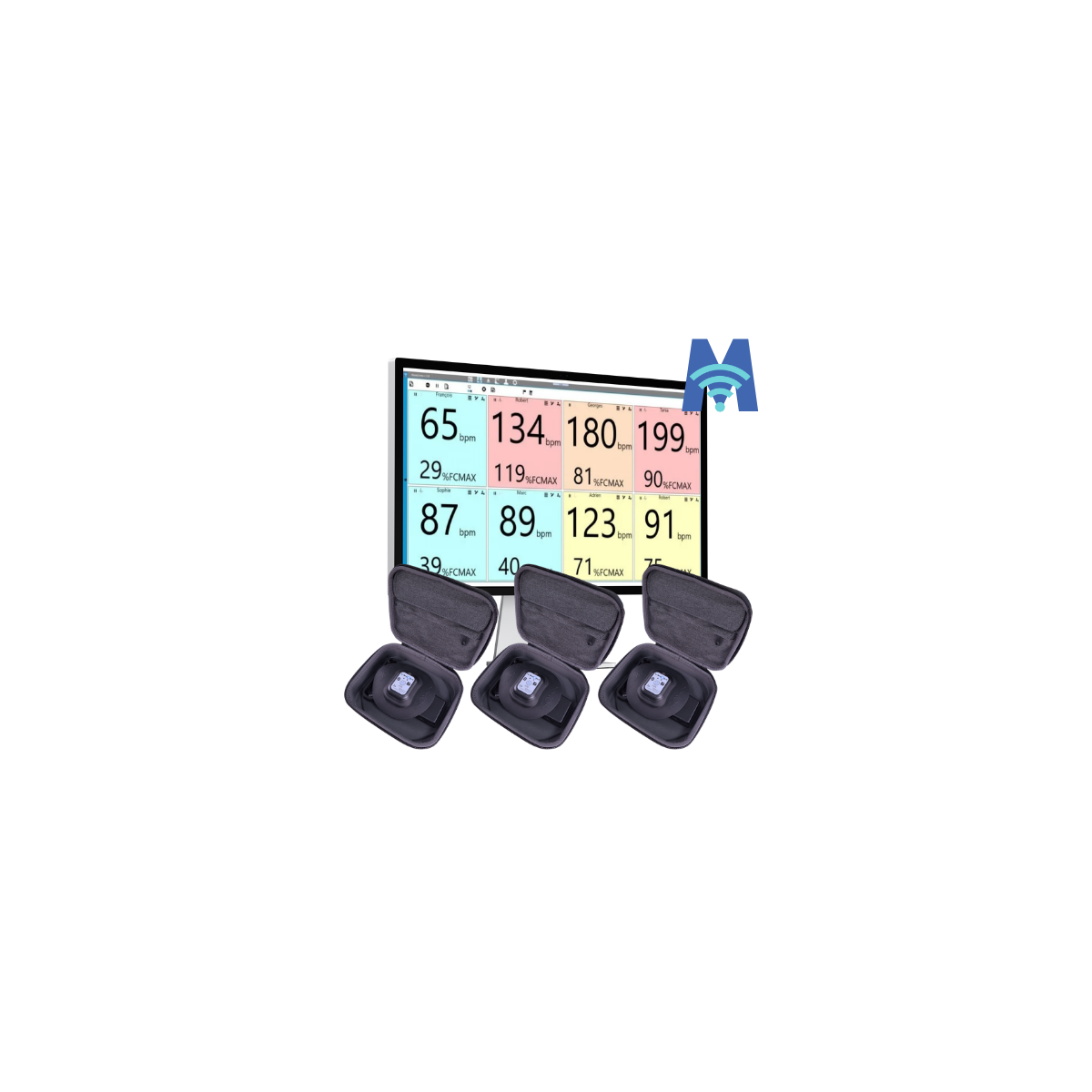 Pack 3 Capteurs Moxy Monitor SmO2 + Logiciel Mooky Cent | Mtraining