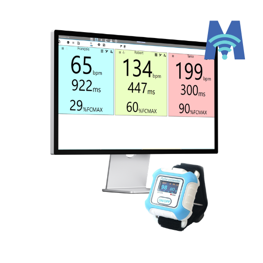 Pack oxymètre bluetooth + Mooky Light | Mtraining