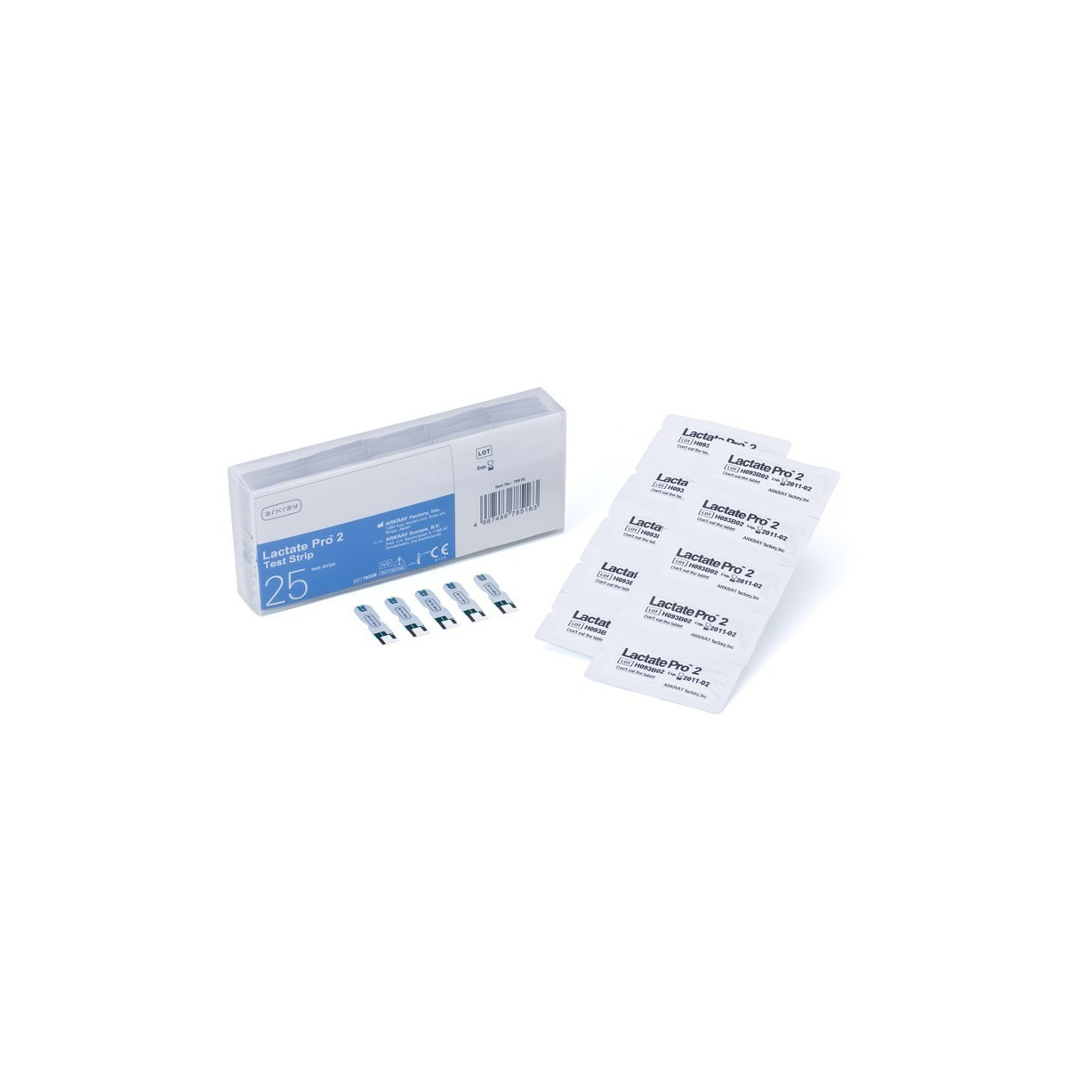 Boite 25 Reactifs Lactate Pro 2 - Consommable Officiel | Mtraining