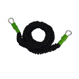 Elastique gainé 300 cm - résistance légère (vert)