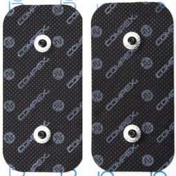 2 Electrodes à Snaps 5X10 cm