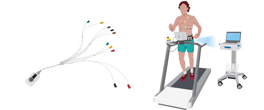 custo cardio 300 BT — ECG 12 dérivations sans fil repos et effort