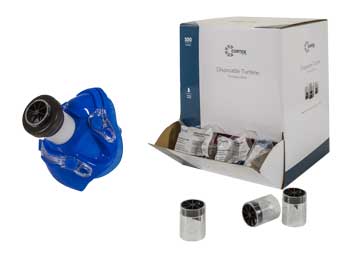Turbine à usage unique pré-calibrée Metalyzer Metamax CORTEX