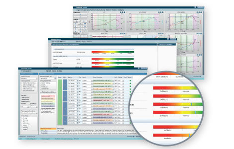 Logiciel MetaSoft Studio — analyse des échanges gazeux et seuils
