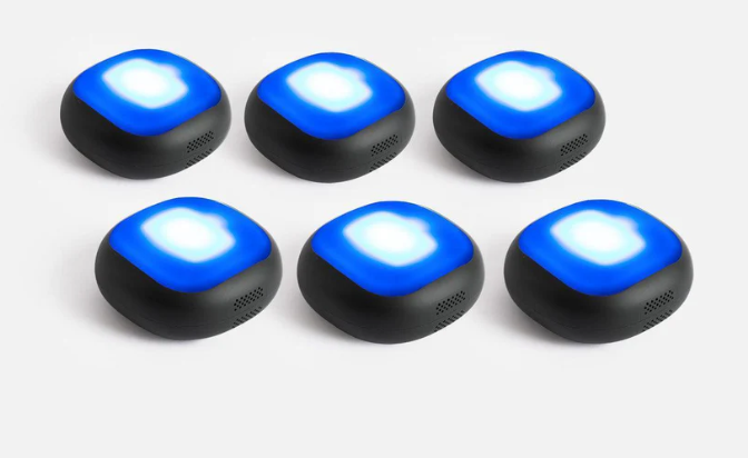 Pack de 6 ROXs Pro A-Champs — pods interactifs de réactivité avec recharge par induction