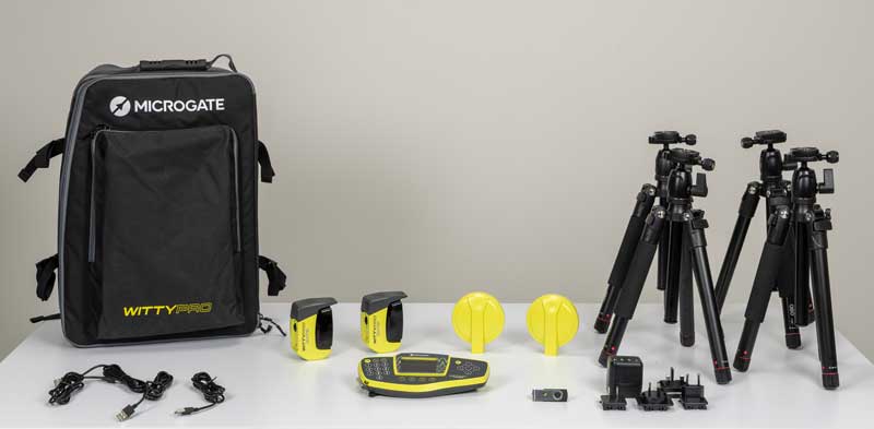 Kit Witty Pro Microgate — cellules photoélectriques sans fil et chronomètre